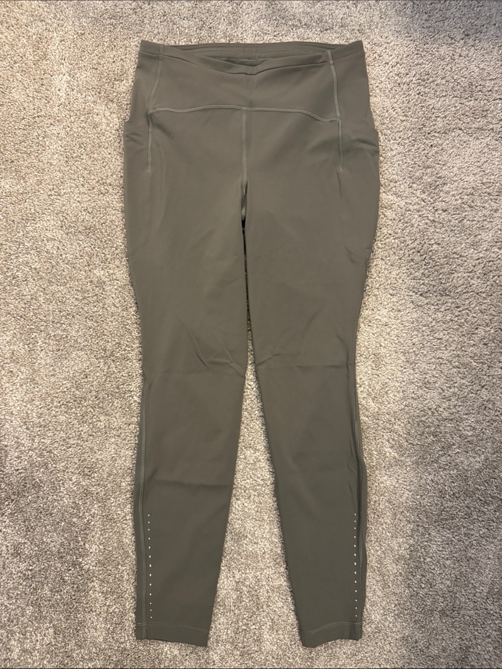 High-Rise Olive Green Swift Speed Leggings